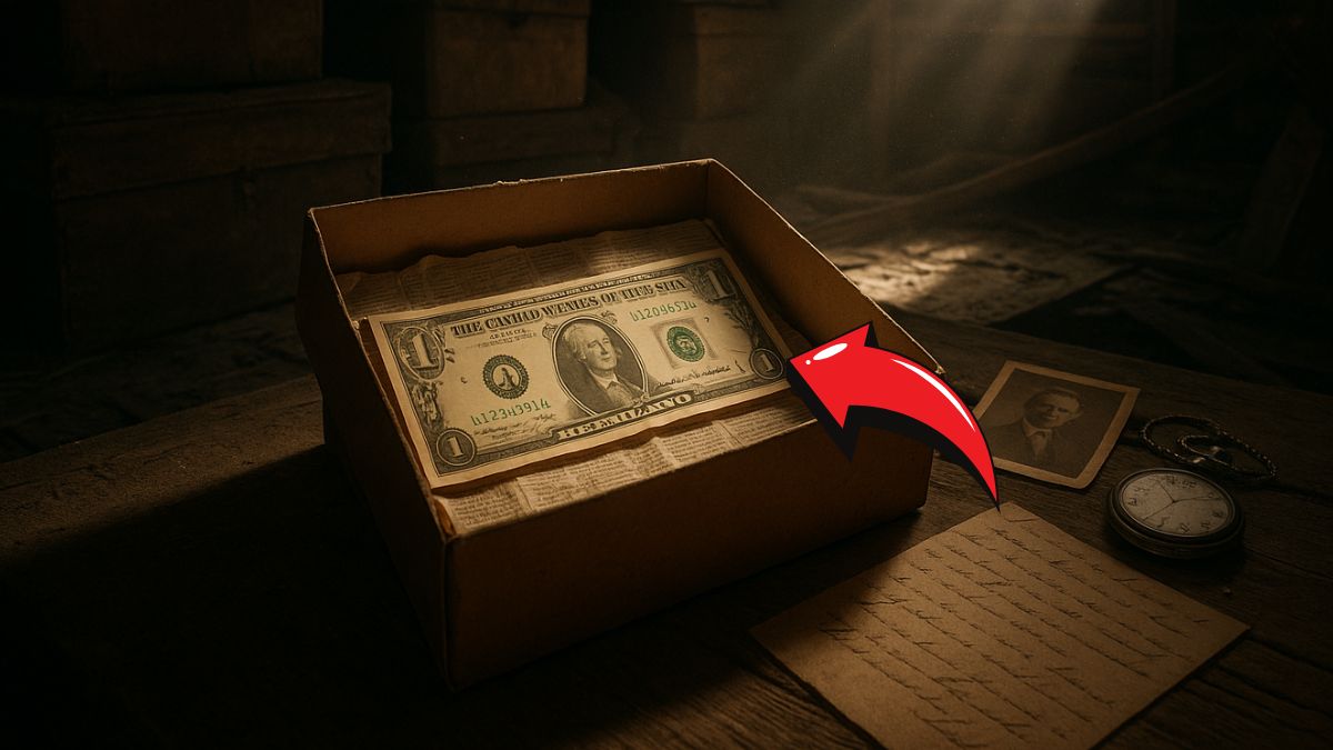 1969 $1 Bill Found in Attic With Palindrome Serial Just Set Auction Record