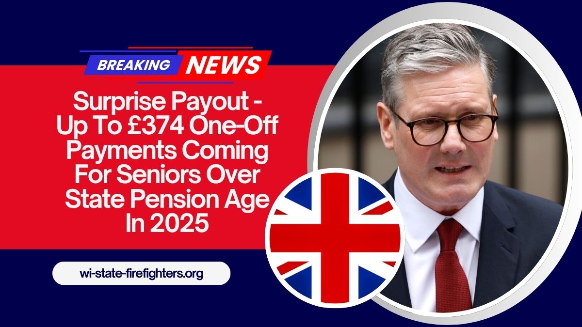 Surprise Payout - Up To £374 One-Off Payments Coming For Seniors Over State Pension Age In 2025