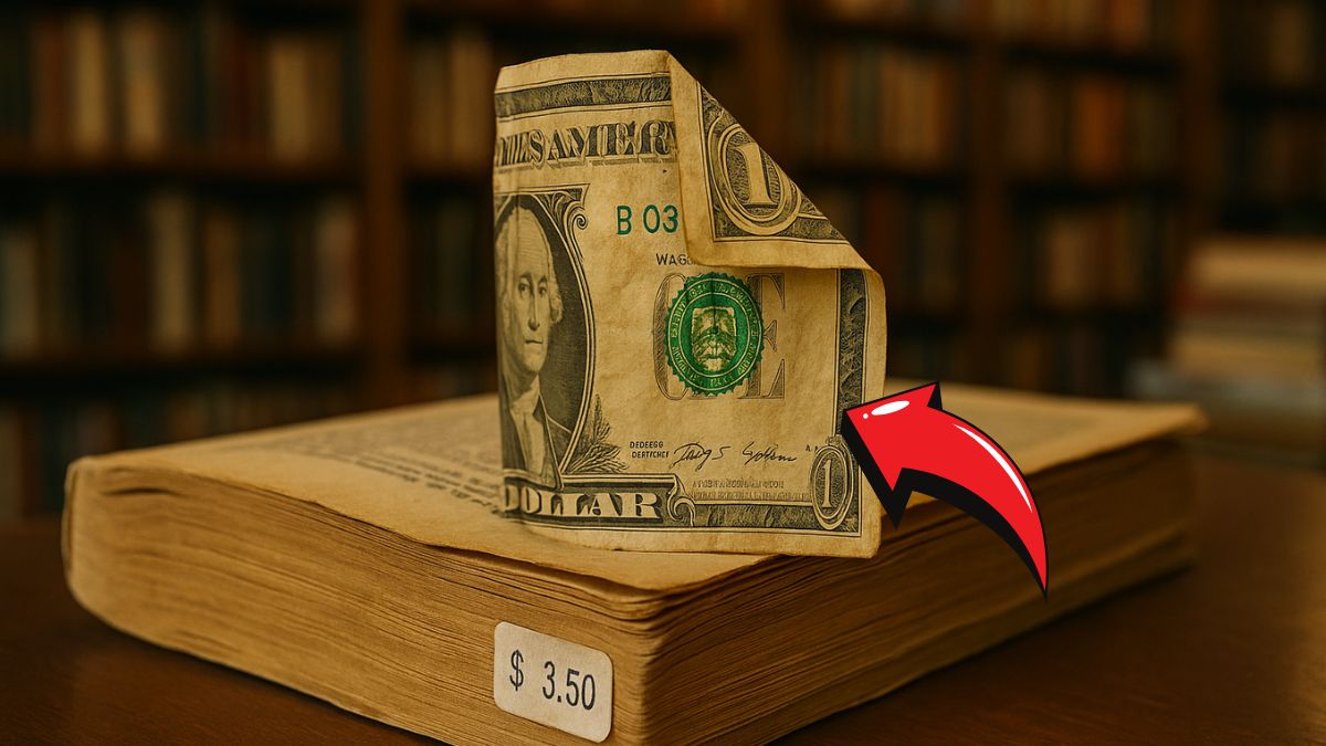This Folded $1 Bill Found in Bookstore Purchase Is Worth Over $6,000